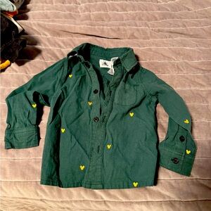 Disney Mickey Mouse Button Up 2T